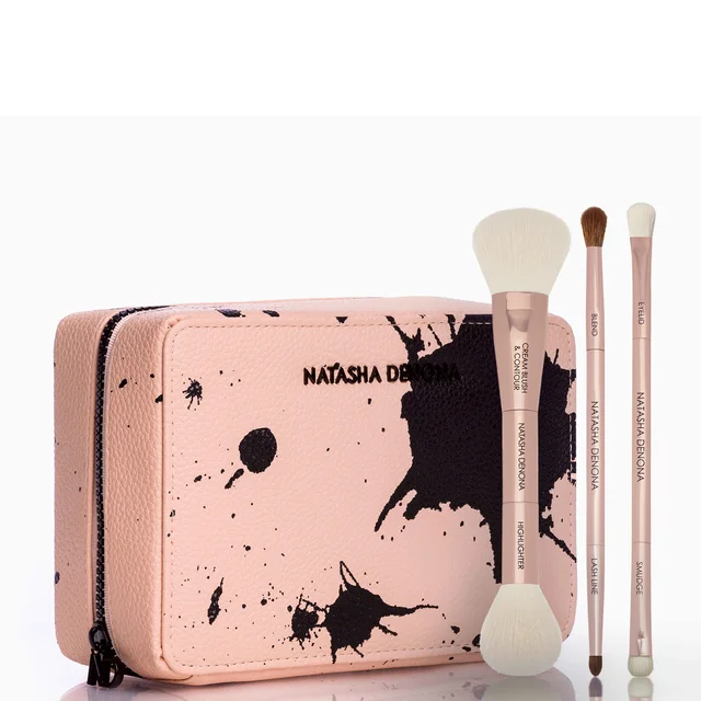 Natasha Denona Reise-Pinselset und Make-up-Tasche