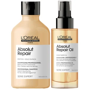 L'Oréal Professionnel Absolut Repair Oil and Shampoo Bundle - undefined undefined