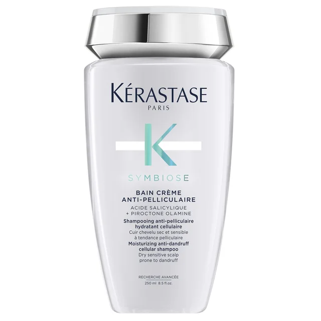 Kérastase Symbiose Feuchtigkeitsspendendes Zellularshampoo für Trockene, Empfindliche und zu Schuppen Neigende Kopfhaut, 250 ml