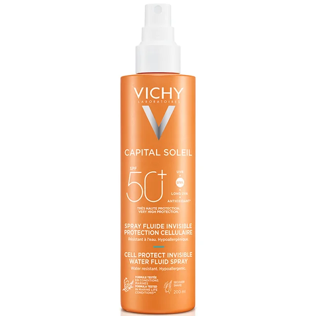 Vichy Capital Soleil Cell Protect Invisible High UVA and UVB Sonnenschutzspray LSF 50+ 200 ml