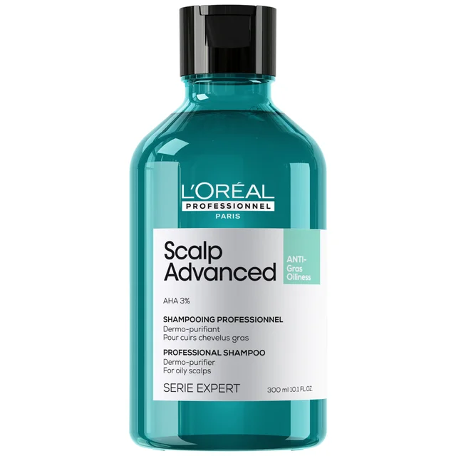 L'Oréal Professionnel Serié Expert Fortschrittliches Anti-Fettigkeit Hautreinigendes Kopfhaut-Shampoo 300 ml