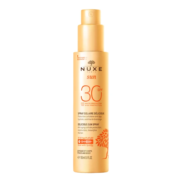 NUXE Delicious Sun Spray Hoher Schutz LSF 30 Gesicht und Körper, Nuxe Sun 150 ml