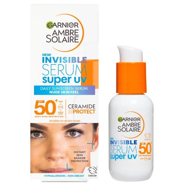 Garnier Ambre Solaire LSF 50+ Super UV Unsichtbares Gesichtsserum 30 ml