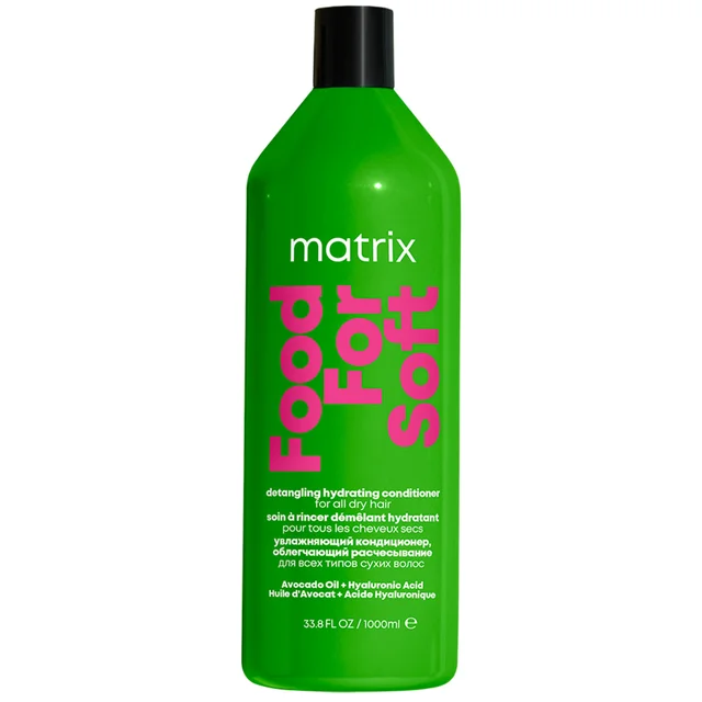 Matrix Food For Soft Entwirrspülung mit Avocadoöl und Hyaluronsäure für trockenes Haar 1000 ml