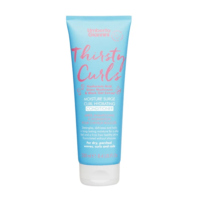 Umberto Giannini Thirsty Curls Moisture Surge Feuchtigkeitsspendende Lockenspülung 250 ml