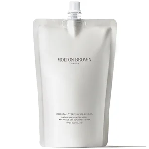 Molton Brown Coastal Cypress and Sea Fennel Bath and Shower Gel Refill 400ml - undefined undefined