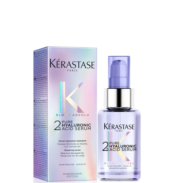 Kérastase Blond Absolu 2 % Reines Hyaluronsäure-Kopfhaut- und Haarserum 50 ml