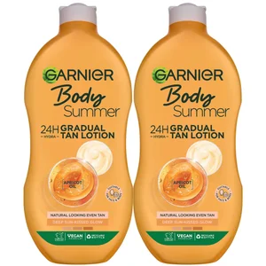 Garnier Summer Body Gradual Deep Tan Moisturiser Duo - undefined undefined