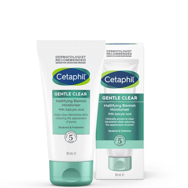 Cetaphil Gentle Clear Mattierende Gesichtscreme Gegen Unreinheiten mit Salicylsäure für Empfindliche Haut 89 ml