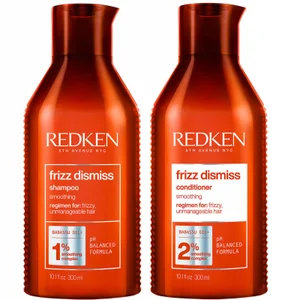 Redken Frizz Dismiss Shampoo and Conditioner Bundle for Smoothing Frizzy Hair - undefined undefined