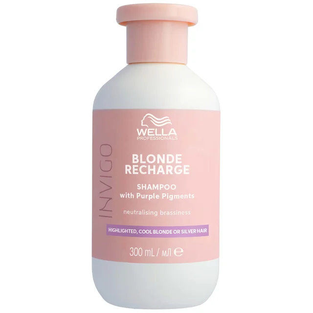 Wella Professionals Care Invigo Blonde Recharge Colour Erfrischendes Shampoo Cool Blonde 300 ml
