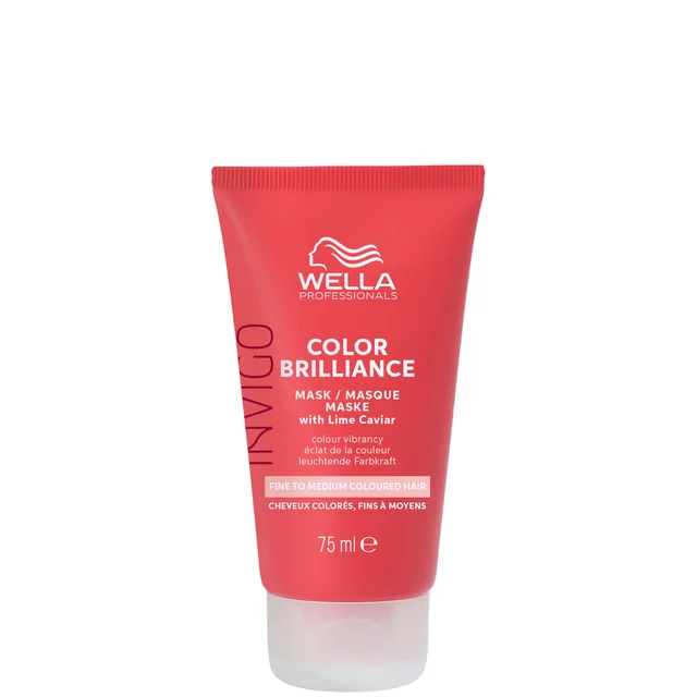 Wella Professionals Care Invigo Color Brilliance Lebendige Farbmaske für feines/mitteldickes Haar 75 ml