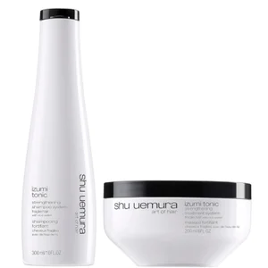 Shu Uemura Art of Hair Izumi Tonic Rice Water Shampoo and Hair Mask Routine - undefined undefined