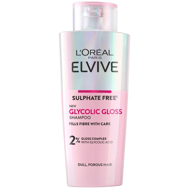 L'Oréal Paris Elvive Glykol-Glanz-Shampoo ohne Sulfat für Stumpfes Haar 200 ml
