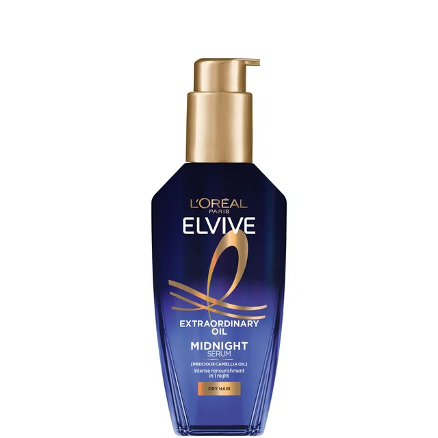 L'Oréal Paris Elvive Außergewöhnliches Öl Mitternachts-Haarbehandlungsserum für Trockenes Haar 100 ml