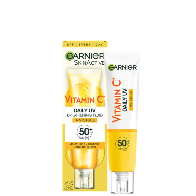 Garnier Vitamin C Täglich UV Aufhellendes Fluid Unsichtbarer LSF 50+ 40 ml