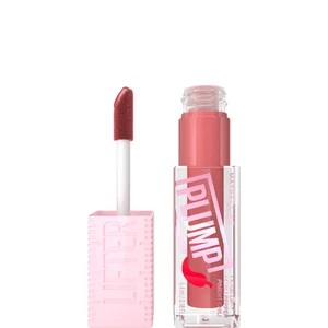 Maybelline Lifter Gloss Aufpolsterndes Lipgloss Langanhaltende Formel mit Hyaluronsäure & Chillipfeffer (Verschiedene Farbtöne) - Shade Peach Fever