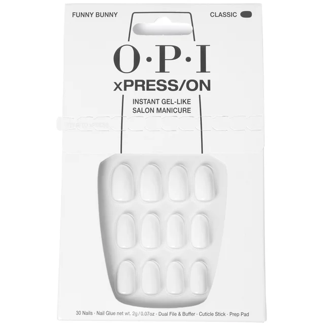 OPI xPRESS/ON - Funny Bunny Nägel zum Aufkleben Gel-ähnliche Salonmaniküre - EXKLUSIV