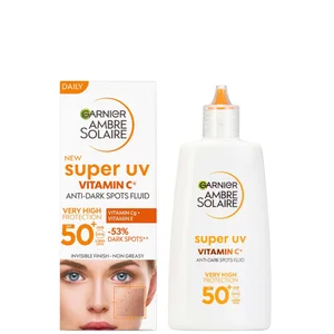 Garnier Ambre Solaire Super-UV Vitamin-C-Gesichtsfluid für den täglichen Gebrauch LSF 50+ 40 ml - undefined undefined
