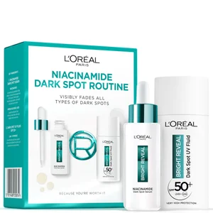 L'Oréal Paris Bright Reveal Nicotinamid-Dunkle-Flecken-Routine mit Serum and UV-Fluid LSF 50+ - undefined undefined
