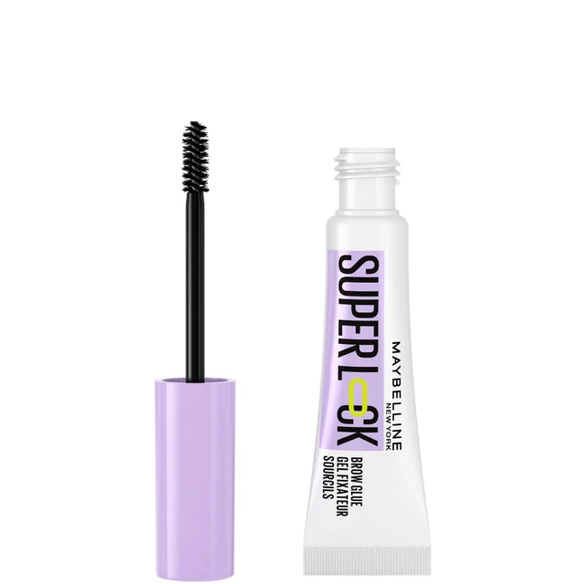 Maybelline Superlock Brauenkleber, Schweißresistent, kein Übertragen, 24H Haltbarkeit 8 ml - Durchsichtig