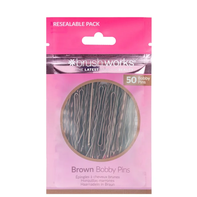 brushworks Braune Bobby Pins