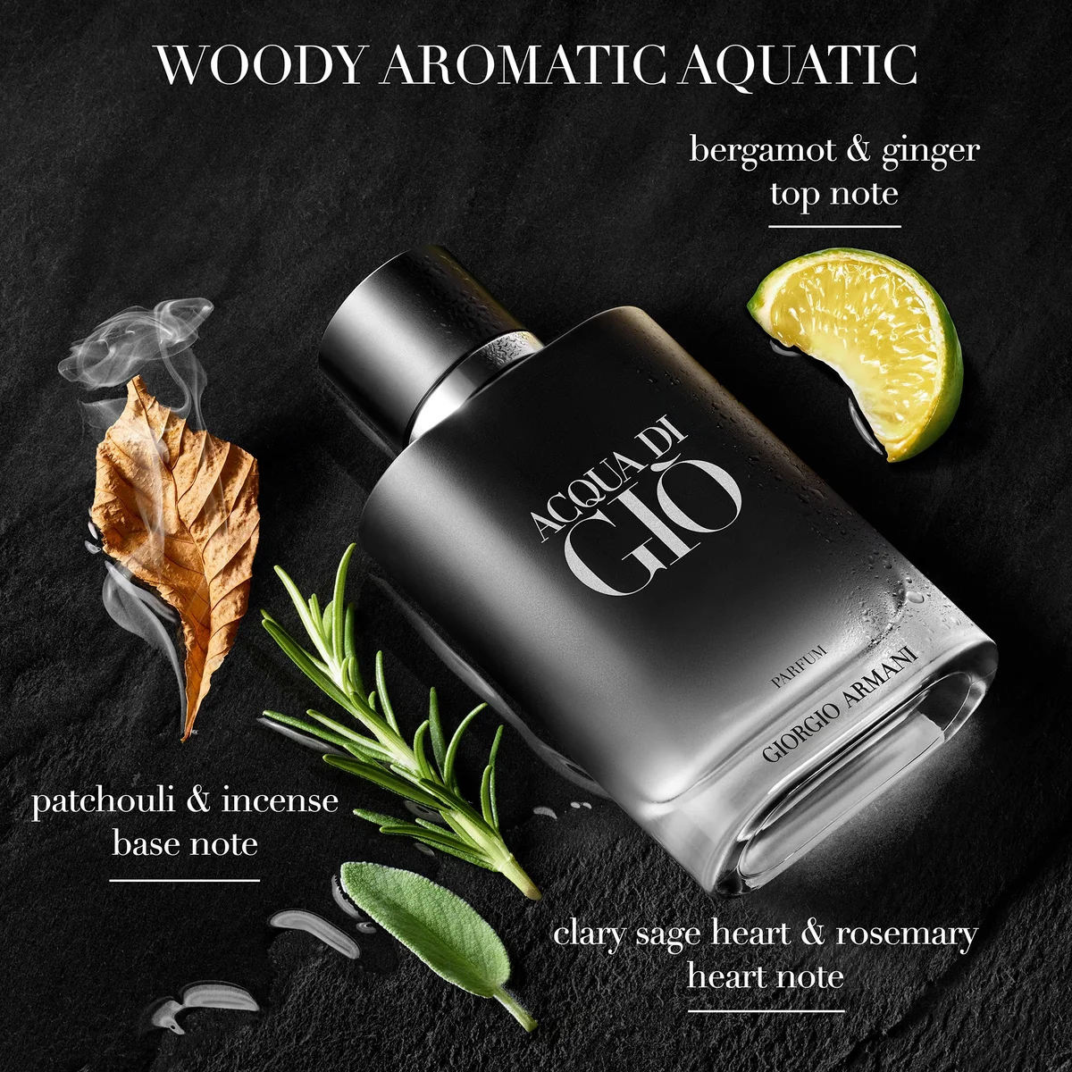 Armani Acqua Di Gio Homme Parfum Spray 50 ml LOOKFANTASTIC