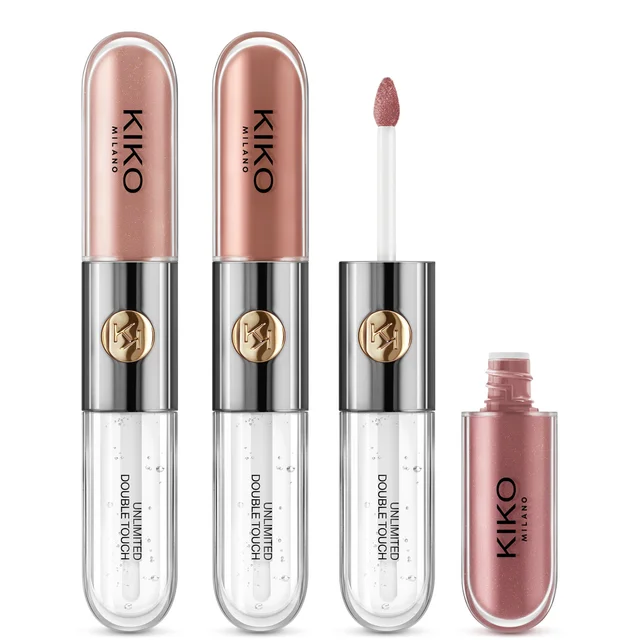 KIKO Milano Unlimited Double Touch Lippen-Set 18 ml – Nude Attitude