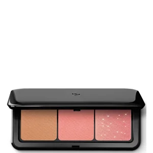 KIKO Milano Multi Finish Trio Rouge- und Konturen-Palette 7 g (Verschiedene Farbtöne) - Shade 01 Coral