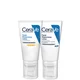 CeraVe Day & Night Facial Moisturising Duo for Dry Skin with SPF 50 and Niacinamide