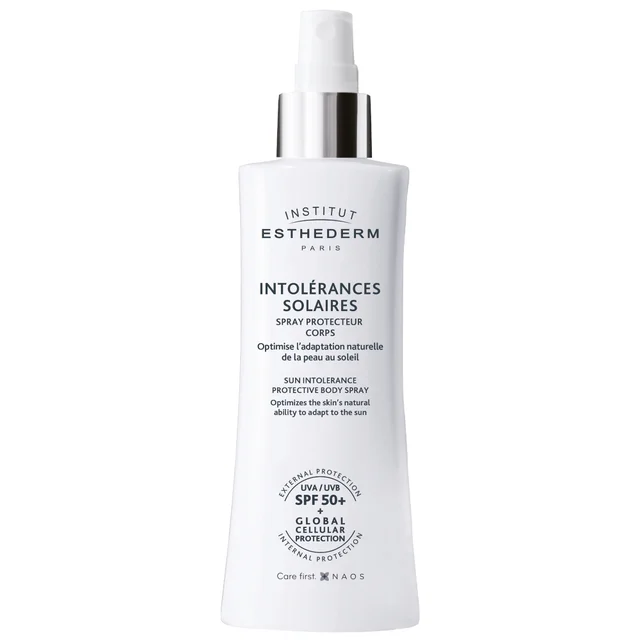 Institut Esthederm Sun Intolerance LSF 50+ Schützendes Körperspray Sonnencreme für Sonnenallergische Haut 150 ml