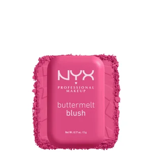NYX Professional Makeup Buttermelt Powder Blush up to 12H Wear, Fade and Transfer Resistant (Various Shades) - Shade Butta with Time