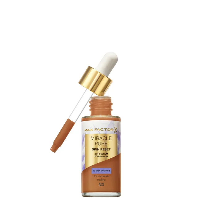 Max Factor Miracle Pure Skin Revival Serum-Foundation 30 ml (Verschiedene Farbtöne)