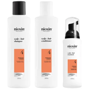 NIOXIN Scalp and Hair Thickening System 4 for Coloured Dry and Damaged Hair with Progressed Thinning Loyalty Kit - undefined undefined