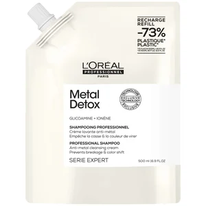 L'Oréal Professionnel Metal Detox Shampoo Refill Pack 500ml for Breakage and Colour Protection - Size 500ml Refill