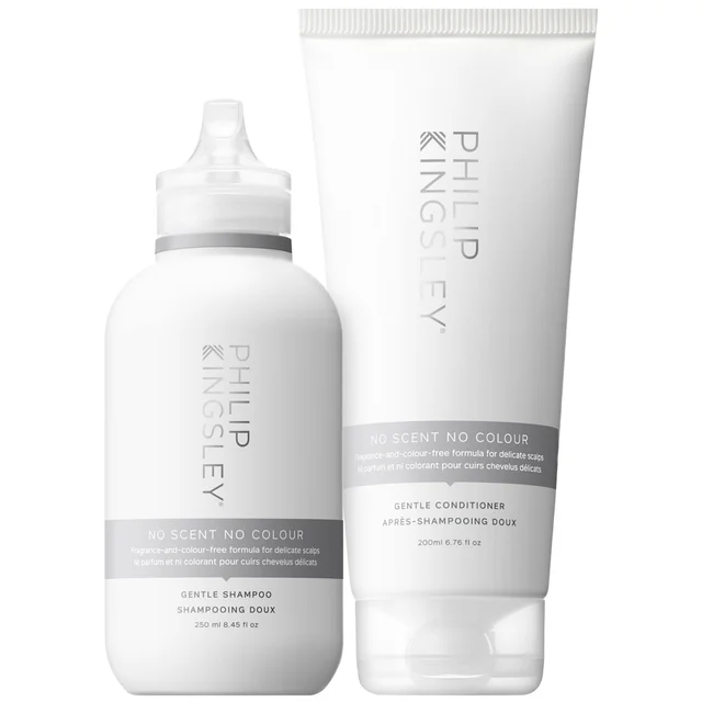 Philip Kingsley No Scent No Colour Shampoo 250ml and Conditioner 200ml Duo