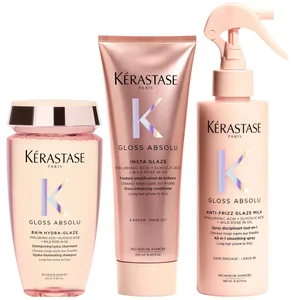 Kérastase Gloss Absolu Shampoo, Conditoner and Milk Bundle - undefined undefined