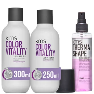 KMS Colour & Heat Protection Bundle for All Hair Types - undefined undefined