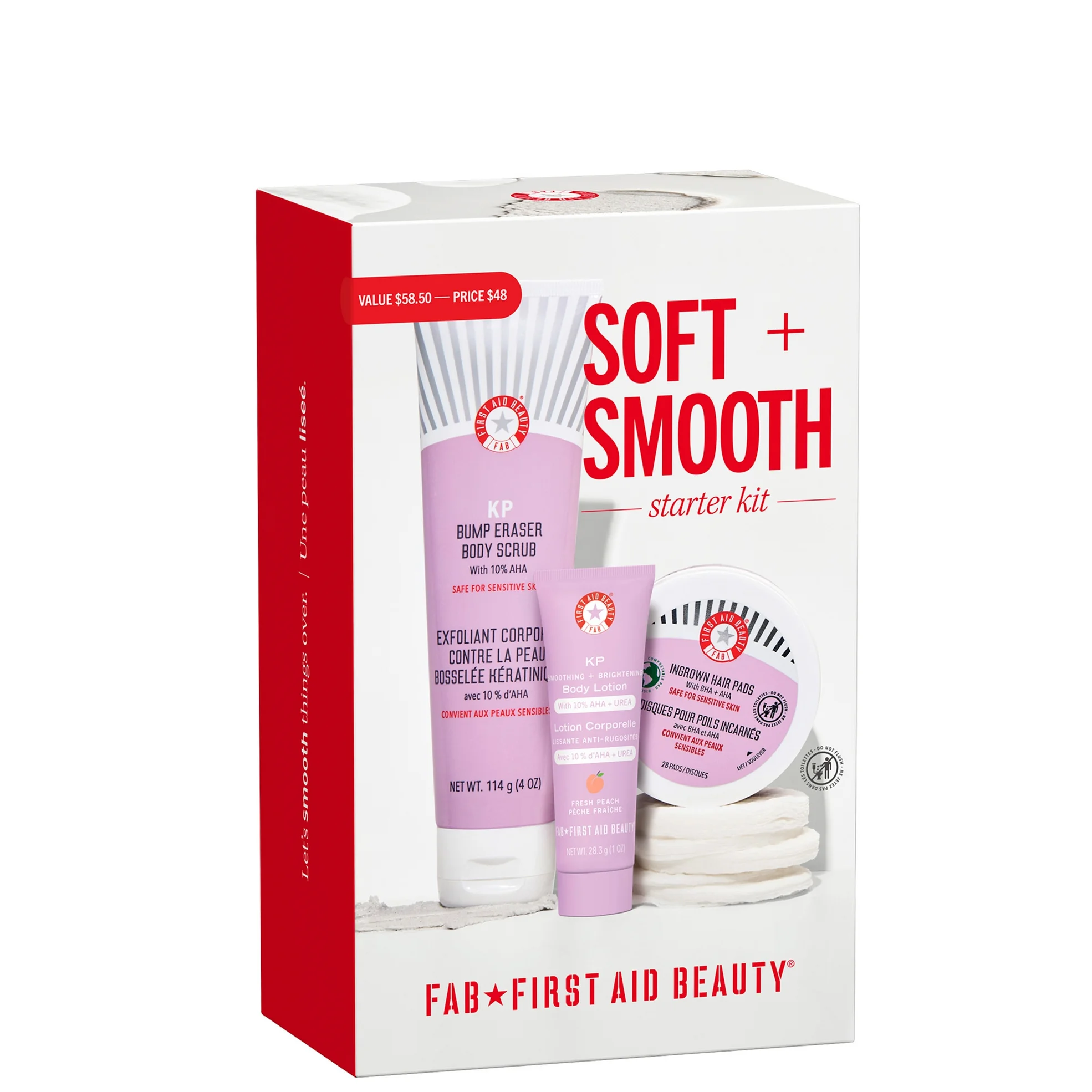 First Aid Beauty Soft + Smooth Starter Kit – Body Bestsellers ...
