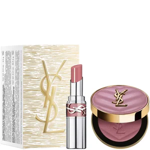 Yves Saint Laurent Make Me Blush Powder 44 & Loveshine lipstick 44 Gift Set - undefined undefined