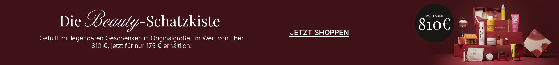 Die Beauty-Schatztruhe (im Wert von über 810 €)