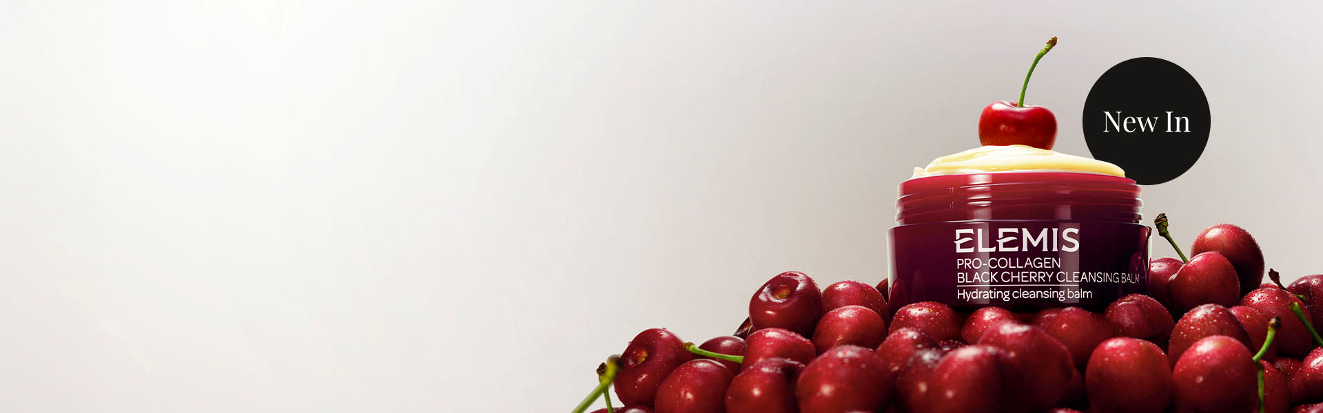 Elemis chery cleansing balm top banner
